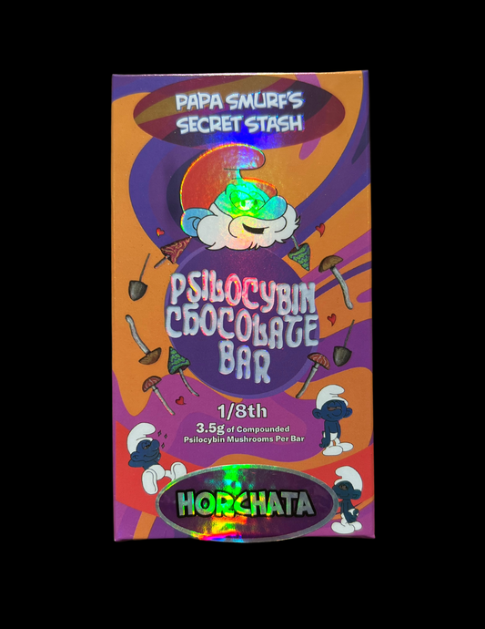 Papa Smurf's Secrect Stash Shroom Bar - Horchata 3.5G