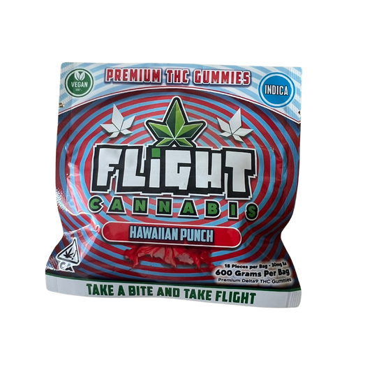 600MG Flight Gummies - Hawaiian Punch (Indica)