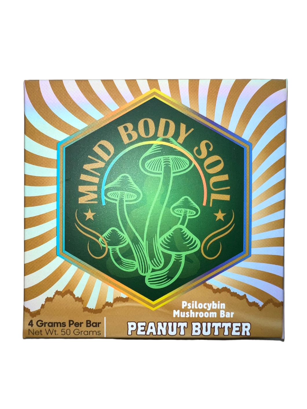 Mind,Body & Soul Psilocybin Mushroom Bar - Peanut Butter