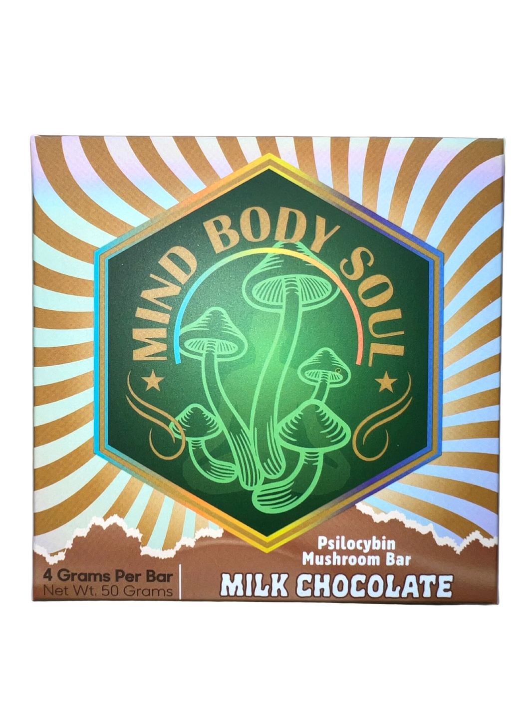 Mind, Body & Soul Psilocybin Mushroom Bar - Milk Chocolate