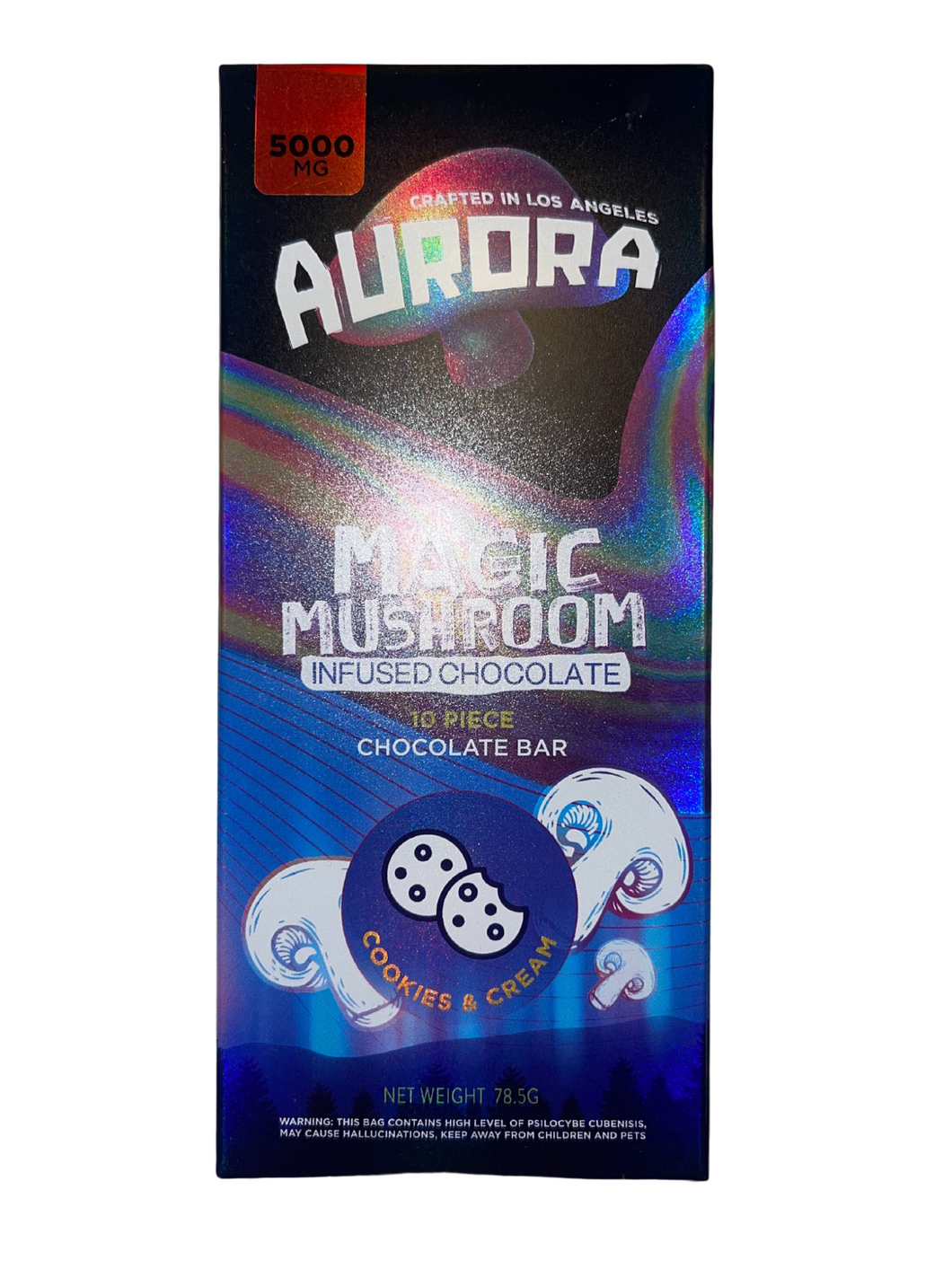 Aurora - Magic Mushroom Cookies & Cream Bar 5000MG