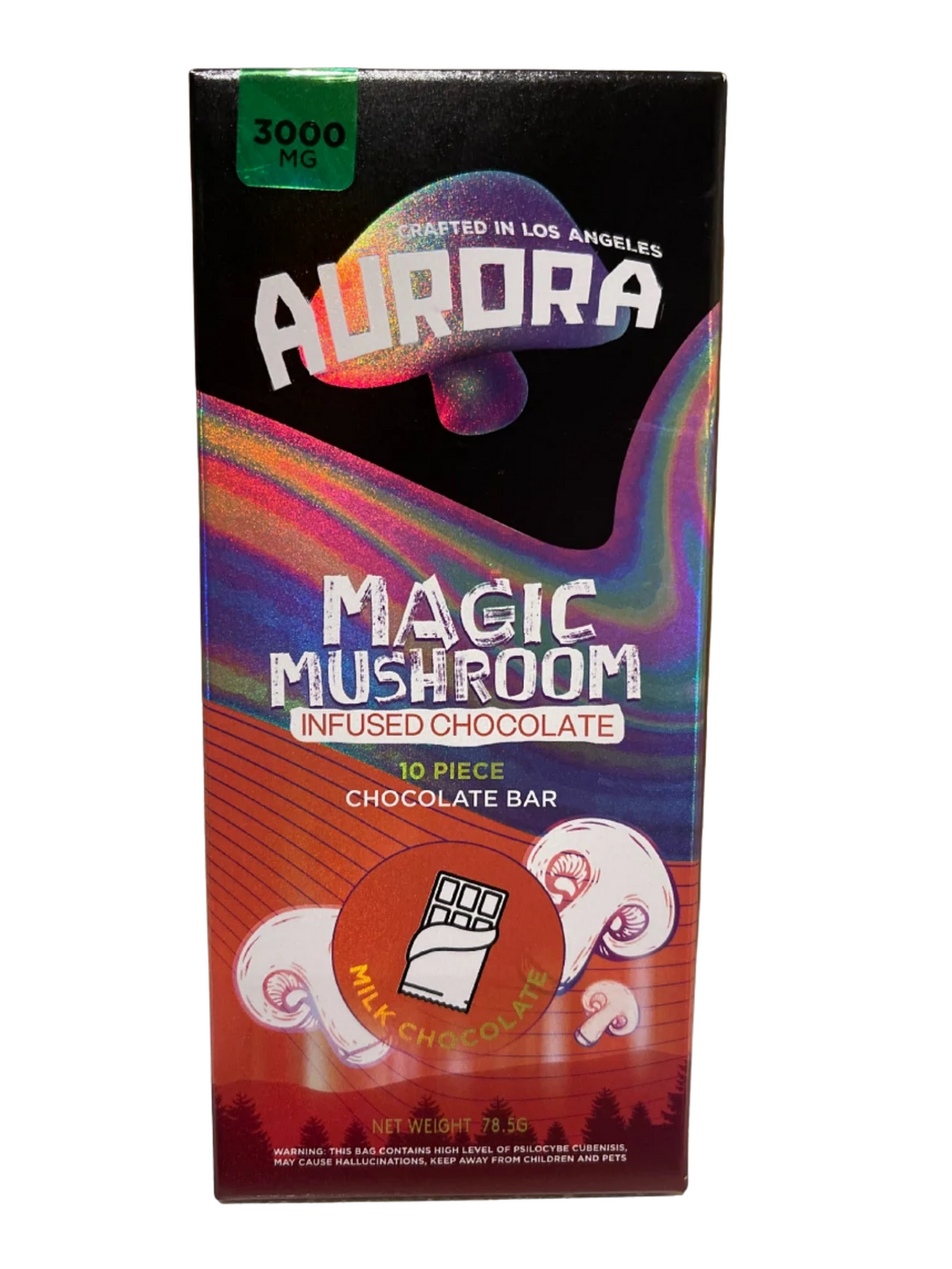 Aurora - Magic Mushroom Chocolate Bar 3000MG