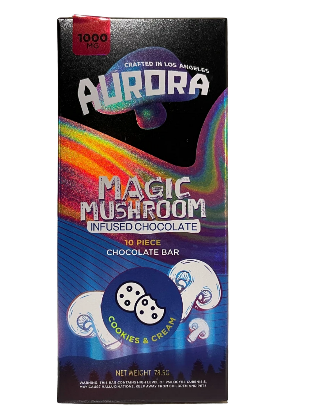 Aurora - Magic Mushroom Cookies & Cream Bar 1000MG