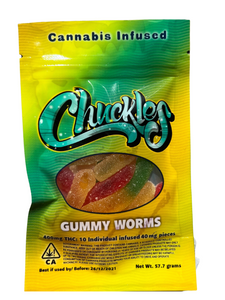 Chuckles - Gummy Worm 400MG