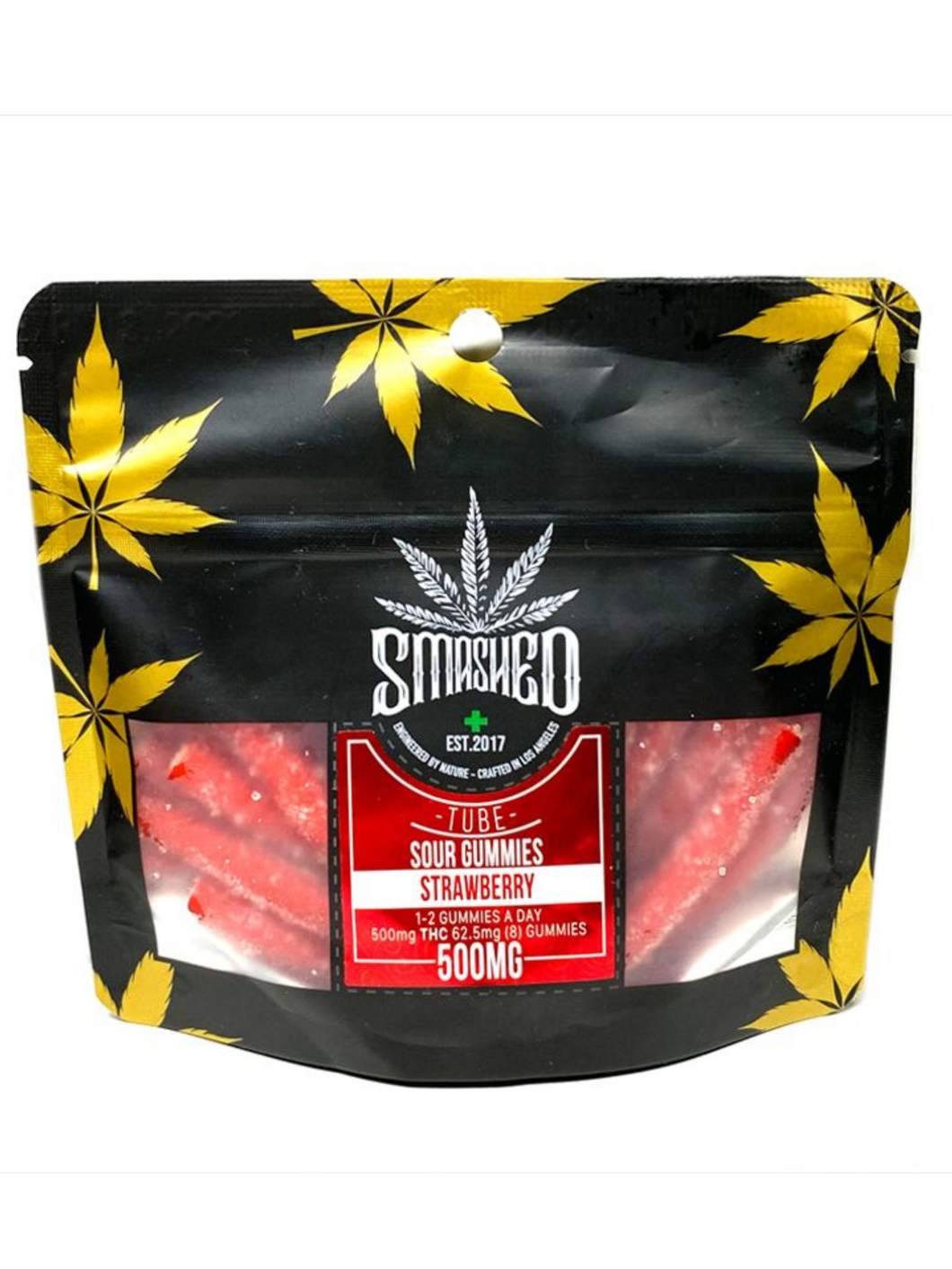 Smashed - Sour Strawberry Belts 5000MG